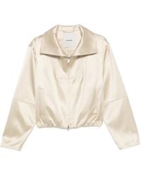 Nanushka - Boxy Funnel Neck Jacket - Lyst