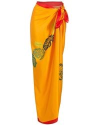 Amir Slama - Sarong À Imprimé Végétal - Lyst