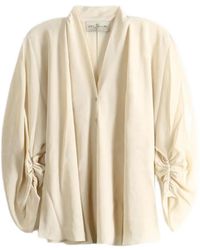 Cortana - Medina V-Neck Blouse - Lyst