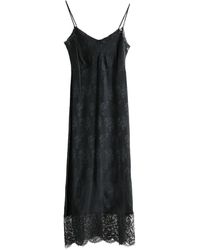 Simone Rocha - Floral-Lace Slip Midi Dress - Lyst