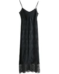 Simone Rocha - Floral-lace Slip Midi Dress - Lyst