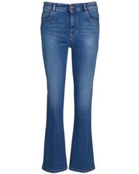 Weekend by Maxmara - Faded Flared-Leg Jeans - Lyst