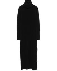 Patrizia Pepe - Abito Midi A Maniche Lunghe - Lyst