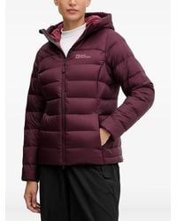 Jack Wolfskin - Nebelhorn Down Hooded Quilted Performance Jacket - Lyst