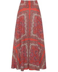 Cara Cara - Gabriella Maxirock mit Paisleymuster - Lyst