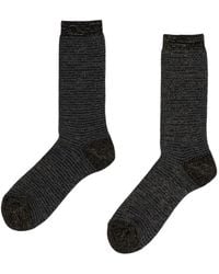 ANT45 - Lapua Horizontal-Stripe Socks - Lyst