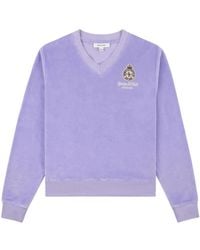 Sporty & Rich - Camiseta con parche del logo Crown - Lyst