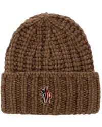 Moncler - Chunky-Knit Beanie Hat - Lyst