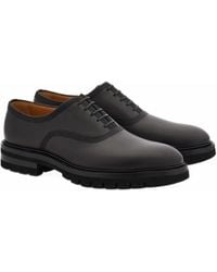 Ferragamo - Richelieus Oxford À Semelle Crantée Épaisse - Lyst