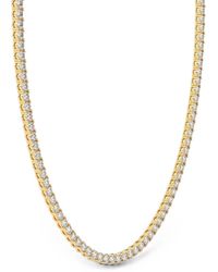 Diamond Essentials - Diamond Tennis Necklace - Lyst