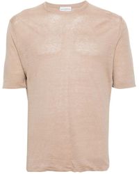 Ballantyne - Short-Sleeved Linen T-Shirt - Lyst