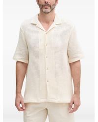 Joop! - Kawan Open-Knit Short-Sleeve Shirt - Lyst
