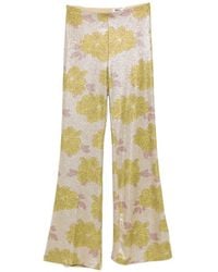 Siyu - Floral-Print Trousers - Lyst