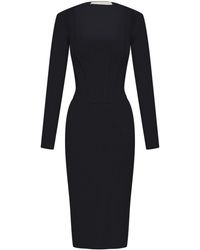 Dion Lee - Corset-style Ribbed-knit Midi Dress - Lyst