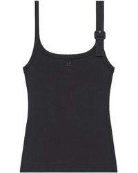 Courreges - Cotton Tank Top - Lyst