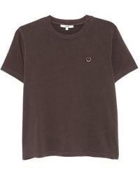 Maje - T-Shirt À Logo Brodé - Lyst
