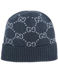 Gucci - Beanie Aus Kaschmir Mit Gg-Jacquard - Lyst