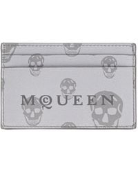 McQueen - Skull Print Cardholder - Lyst