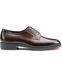 Santoni - Easy Lace-Up Derby Shoes - Lyst