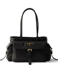 Prada - Explore Medium Nappa Leather Tote Bag - Lyst