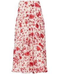 Isabel Marant - Hilza Floral-Print Silk-Blend Maxi Skirt - Lyst