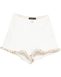 PATBO - Embellished Trim Shorts - Lyst