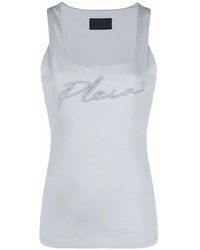 Philipp Plein - Logo-Embroidered Vest Top - Lyst