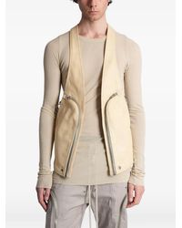 Rick Owens - Bauhaus Zip-Detail Gilet - Lyst