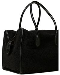 Twinset - Faux Fur Bowler Bag - Lyst