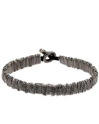 M. Cohen Brazalete con eslabones grabados - Multicolor