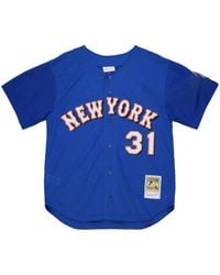 Mitchell & Ness - "Mlb Ny Mets 1999 Mike Piazza" Authentic Batting Practice Jersey - Lyst