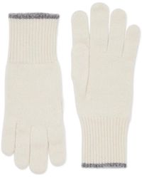 Brunello Cucinelli - Gestrickte Handschuhe - Lyst