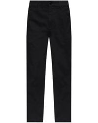AllSaints - Embroidered-Logo Cotton Trousers - Lyst