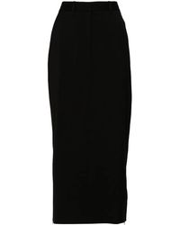 Helmut Lang - Maxirock Mit Reißverschlussdetail - Lyst