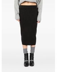 Societe Anonyme - Cadil Ruched Midi Skirt - Lyst