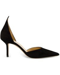 Francesco Russo - High-Back Suede Pumps - Lyst