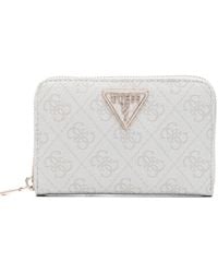 Guess - Portemonnaie mit Monogrammmuster - Lyst