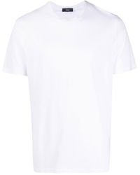 Herno - T-shirt Met Logoplakkaat - Lyst