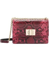 Furla - Mini Sac À Bandoulière 1927 À Imprimé Animalier - Lyst