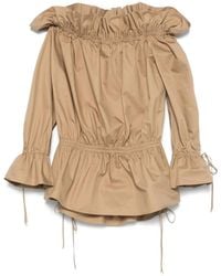 Saint Laurent - Ruched Mini Dress - Lyst