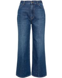 Rodebjer - Straight-leg Cropped Jeans - Lyst