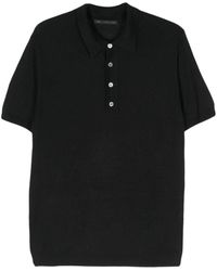 Low Brand - Mélange Silk-blend Polo Shirt - Lyst