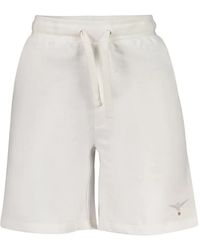 Aeronautica Militare - Drawstring-Waist Logo-Embroidered Shorts - Lyst