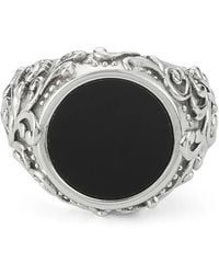 Emanuele Bicocchi - Anillo Arabesque Con Ónice - Lyst