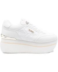 Guess - Zapatillas con plataforma y logo - Lyst