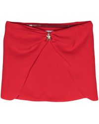 Blumarine - Low-rise Crepe Miniskirt - Lyst