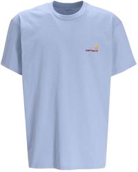 Carhartt - S/s American Script Organic-cotton T-shirt - Lyst