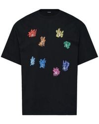 we11done - Sticker-Monster T-Shirt - Lyst