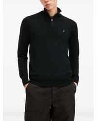 AllSaints - Killburn ハーフジップ ハイネックセーター - Lyst
