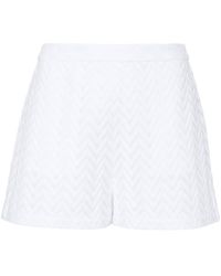 Missoni - Zigzag-woven Mesh-design Shorts - Lyst